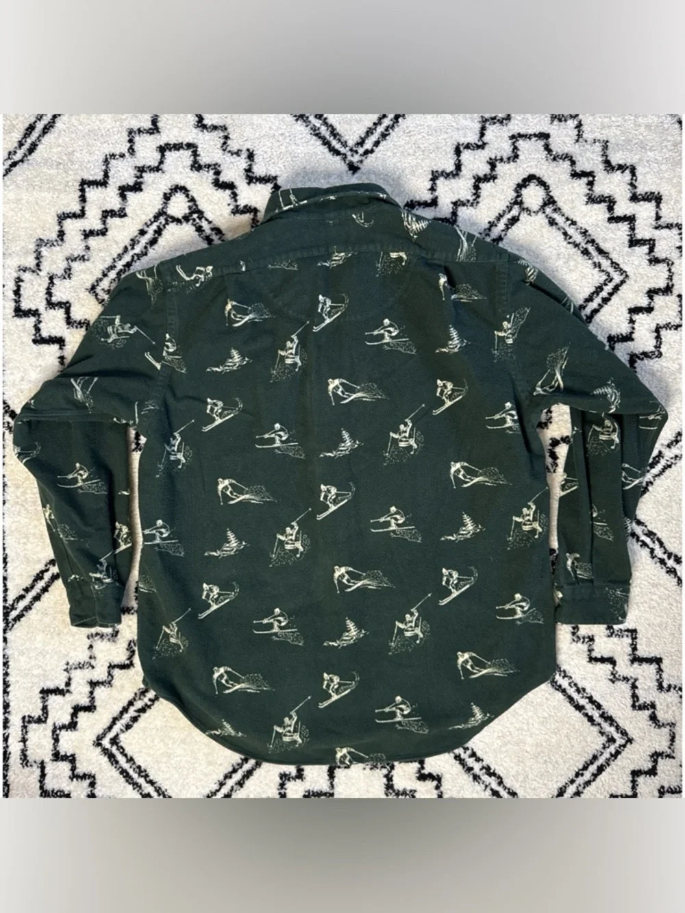 Vintage 90’s Polo Ralph Lauren Marlowe Ski Button Up Flannel Size Large - Picture 2 of 6